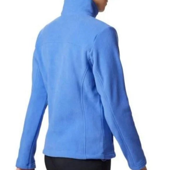 Women’s Columbia FLEECE Jacket-Light Blue size M - Picture 4 of 4